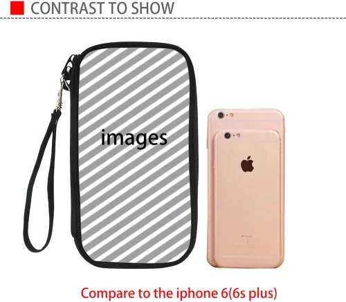 Vista 3 de CHAQLIN Correas ajustables para el hombro, funda para pasaporte, bolsa de viaje, cartera de viaje, Película-2, Classic