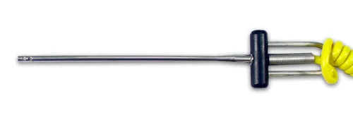 Vista 2 de Cooper-Atkins 50332-K Tipo K Sonda de termopar de aire de mano con cable de cubierta de poliuretano, eje de 4 pulgadas, rango de temperatura de -100