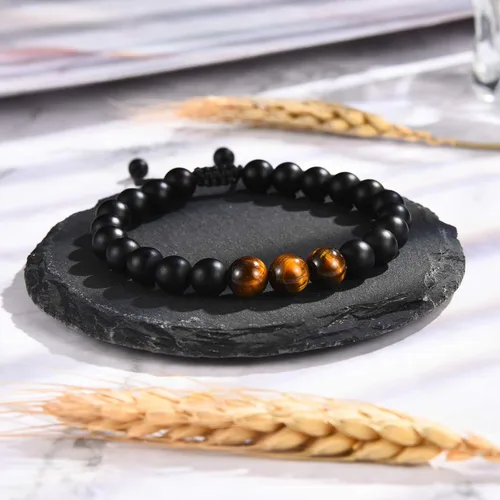 Vista 2 de Regalos para hombres, adolescentes, niños, pulseras de cuentas, regalos para yerno, hermano, suegro, cuñado, tío, amigo, novio, abuelo, padre, hijo