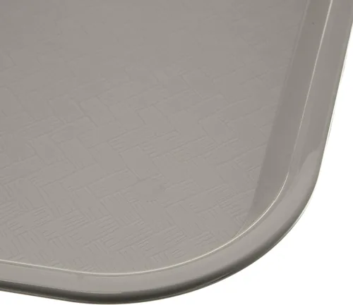 Vista 3 de Carlisle FoodService Products Bandeja de plástico para comida rápida, 14 x 18 pulgadas, gris (paquete de 2)