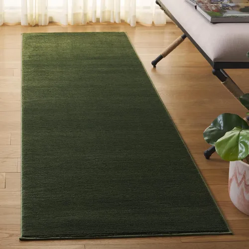 Vista 12 de SAFAVIEH Revive Collection - Alfombra de pasillo, 2 pies 3 pulgadas x 6 pies, color marfil, no desprende pelusa y de fácil cuidado, ideal para zonas