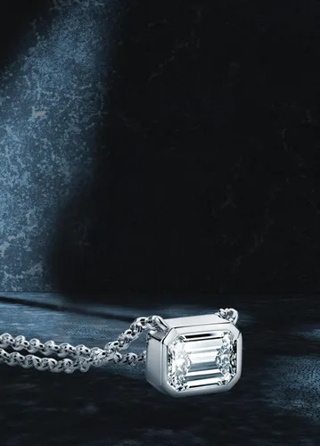 Vista 6 de Collares de moissanita para mujer, colgante solitario de 1 a 3 quilates, plata de ley 925, joyería para el día de la madre, regalos de boda para ella