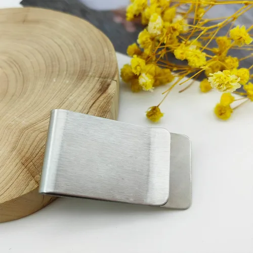 Vista 3 de Emideary Money Clip for Men, Stainless Steel Front Pocket Wallet