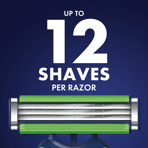Vista 5 de Gillette Sensor3 Sensitive - Maquinilla de afeitar desechable para hombre, 4 maquinillas de afeitar