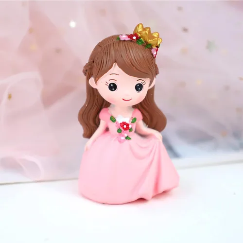 Vista 5 de 26 piezas de decoración de pastel de castillo de princesa para niña, decoración de pastel de princesa, tarjetas de inserción de feliz cumpleaños