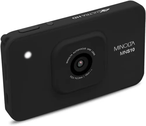 Vista 9 de Minolta MNS10 48MP 4K Ultra HD Cámara Digital - Negro