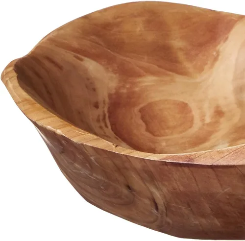 Vista 4 de Estantería para vino Enrico modelo colección madera de raíz. , Rojo