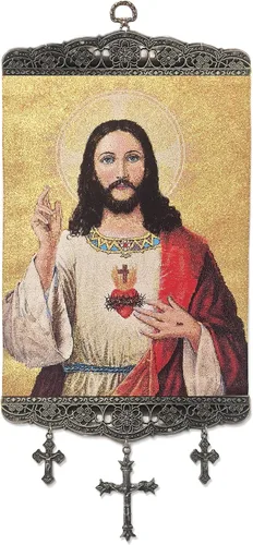 Vista 10 de Religious Gifts Icono de tapiz católico ortodoxo de San Arcángel Gabriel, 17 pulgadas