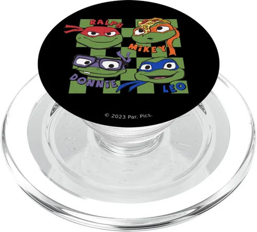 Vista 8 de Teenage Mutant Ninja Turtles: Cabezas de tortuga mutantes de caos PopSockets intercambiables PopGrip