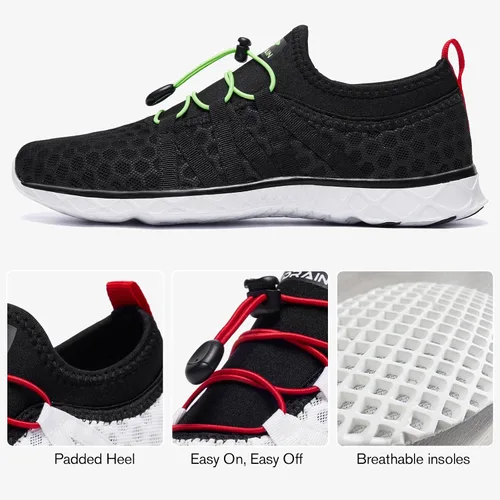 Vista 133 de ALEADER - Zapatillas acuáticas de secado rápido para hombre