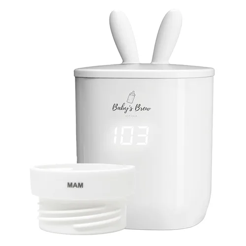 Vista 15 de Baby Brew Calentador de biberón portátil Pro Calentadores de leche para leche materna o fórmula, diseño a prueba de fugas, apto para viajes