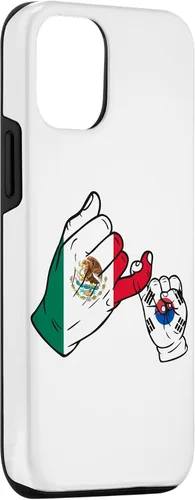 Vista 3 de iPhone 15 Parent and child Mexico and South Korea family Case