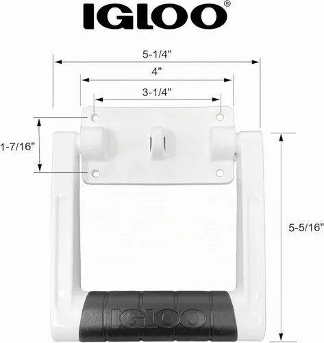 Vista 2 de IGLOO Mango oscilante de agarre de goma Premium Comfort de 90 a 100 cuartos de galón, 1 unidad