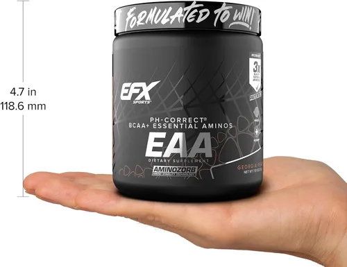 Vista 9 de EFX Sports Training Ground EAA Suplemento de aminoácidos esenciales Energía y síntesis de proteínas Pre, Intra o después del entrenamiento