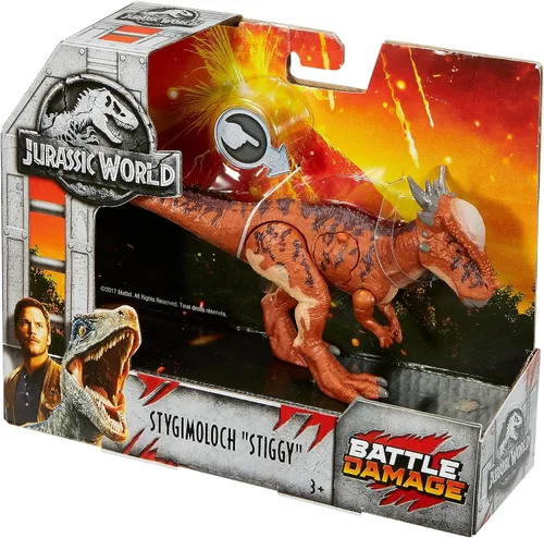 Vista 8 de DAÑO DE BATALLA MUNDIAL JURÁSICA Stygimoloch Stiggy