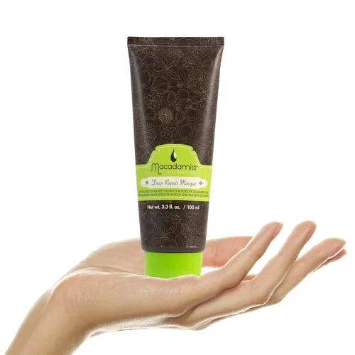 Vista 5 de Macadamia Máscara de reparación profunda de aceite natural, 3.3 onzas líquidas