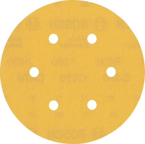 Vista 49 de Bosch Professional 5x Expert C470 - Papel de lija (Ø 4.528 in, grano 40, accesorios para lijadora orbital)