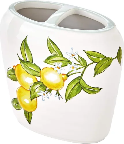 Vista 3 de Vern Yip by SKL Home Citrus Grove - Porta cepillos de dientes, color blanco