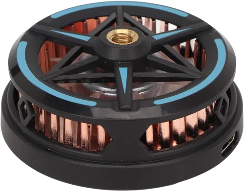 Vista 3 de Mobile Phone Powerful Fan Cooling Technology Magnetic Core Design for Gaming Live Streaming Outdoor Vlog Aluminum Black