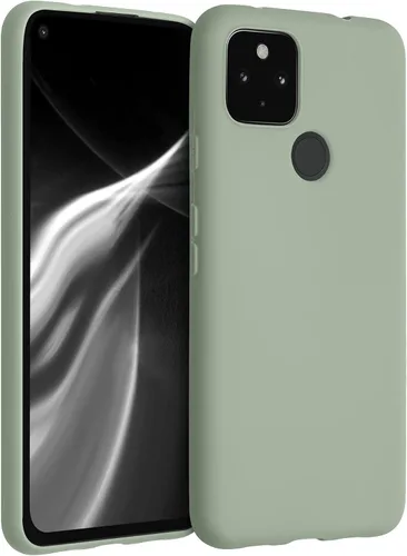 Vista 13 de kwmobile Funda compatible con Google Pixel 4a 5G - Funda protectora de silicona TPU suave y delgada - Arctic Night