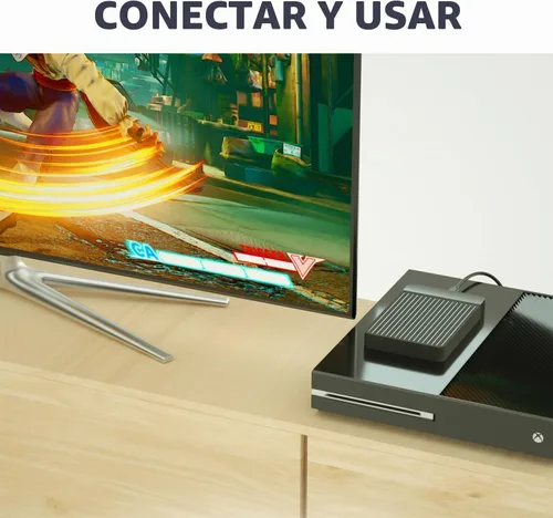 Vista 5 de Disco duro externo portátil ultradelgado de 120 GB, USB 3.1 tipo C, HDD, para PC, Mac, portátil, PS4, Xbox One