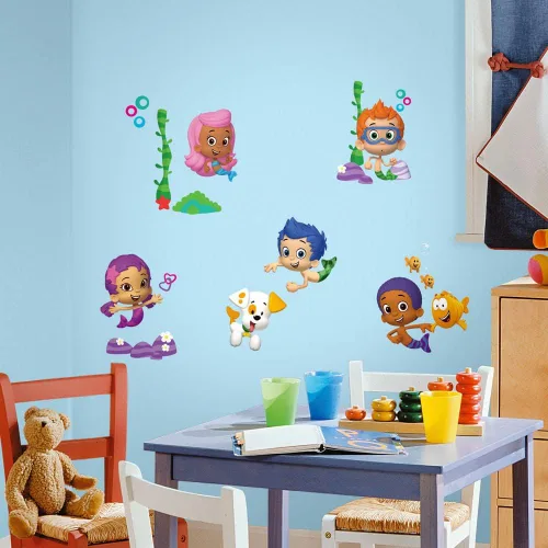 Vista 2 de RoomMates RMK2404SCS Bubble Guppies - Calcomanías de pared para despegar y pegar