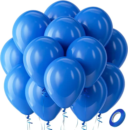 Vista 220 de Bezente Paquete de 150 globos de látex mate color burdeos de 5 pulgadas rojo (07-Red-G42)