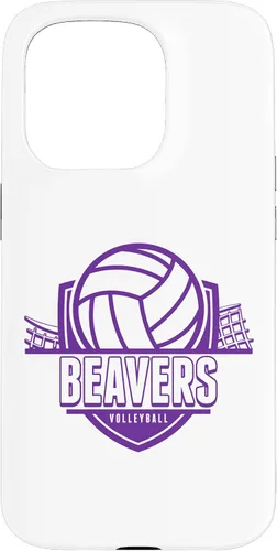 Vista 14 de Beavers Volleyball Back to School Spirit P Case for iPhone 17