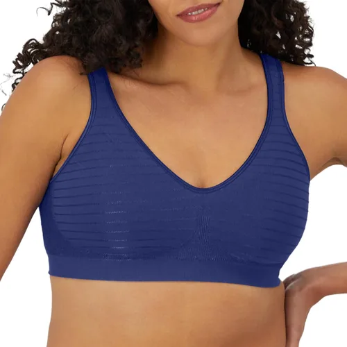 Vista 10 de Bali Sostén sin varillas para mujer, Comfort Revolution - Sostén sin costuras estilo camiseta para mujer, ComfortFlex Fit Almendra Az