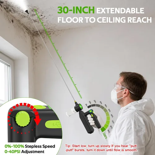 Vista 4 de Electric Diatomaceous Earth Duster, Small Dry Powder Applicator