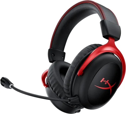 Vista 7 de Auricular para juegos HyperX Cloud II con sonido envolvente 7.1., Metal (Gun Metal)