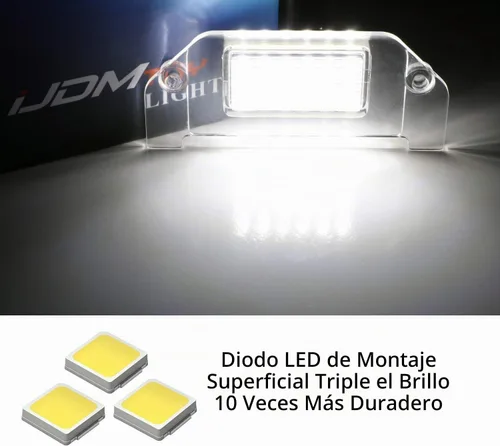 Vista 2 de iJDMTOY OEM-Fit - Kit de luces LED completas para placa de matrícula de 3 W, compatible con Dodge Charger Challenger Dart Avenger Magnum 2005-2014