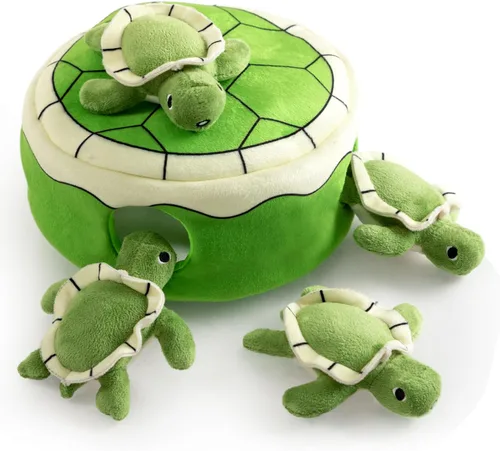 Vista 7 de Hollypet Juguete chirriante para perro, juguetes interactivos de felpa para perros pequeños y medianos y masticadores no agresivos, juguetes