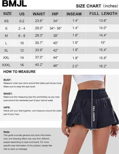 Vista 7 de BMJL Pantalones cortos de cintura alta para mujer, pantalones cortos atléticos para correr, entrenamiento, gimnasio, secado rápido, pantalones