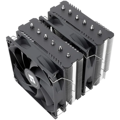 Vista 6 de Thermalright Peerless Assassin 120 Digital ARGB - Enfriador de CPU de aire negro con 6 tubos de calor de 6mm, cubierta superior de tablero de PA120
