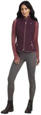 Vista 2 de ARIAT Ashley - Chaleco aislado para mujer, Mora marrón