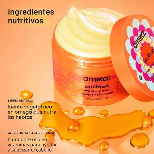 Vista 3 de amika soulfood mascarilla nutritiva