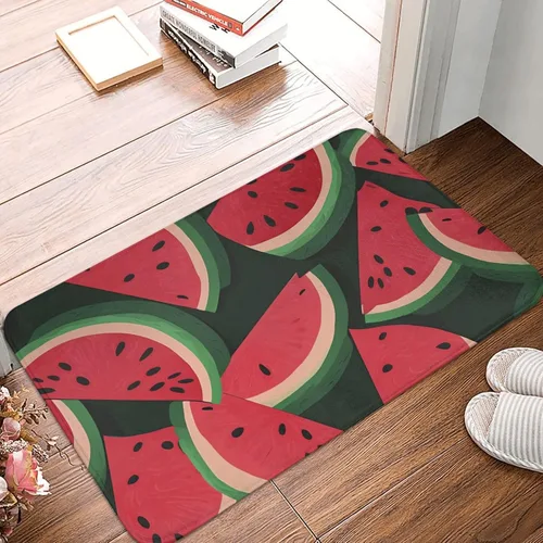 Vista 11 de Tapete para puerta delantera, tapete de bienvenida con bonito estampado de cerdito, absorbente, antideslizante, tapete de entrada suave, lavable