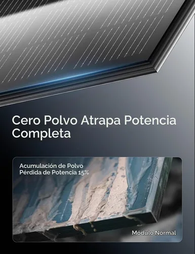 Vista 3 de STAR Paneles Solares de 100 Vatios, Panel Solar de 12/24V con Diseño de Superficie Completa y Libre de Mantenimiento, Monocristalino de Alta