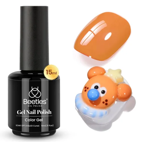 Vista 96 de Beetles - Esmalte de uñas en gel, 1 unidad de 0.5 onzas fluidas (15ml), extracción por remojo, arte de uñas, estética de manicura, bricolaje, curado