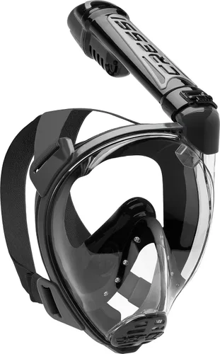 Vista 3 de Cressi Máscara facial completa de snorkel para adultos - Vista amplia y clara, sistema antivaho - Respiración fácil: la seguridad primero - Nuevo