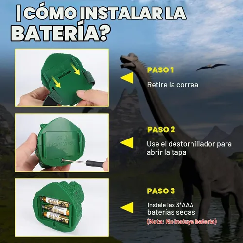 Vista 9 de Dysaim Linterna Frontal de Dinosaurio para Niños Linterna Equipo de Campamento al Aire Libre Lámpara Frontal LED de Lectura, Accesorios