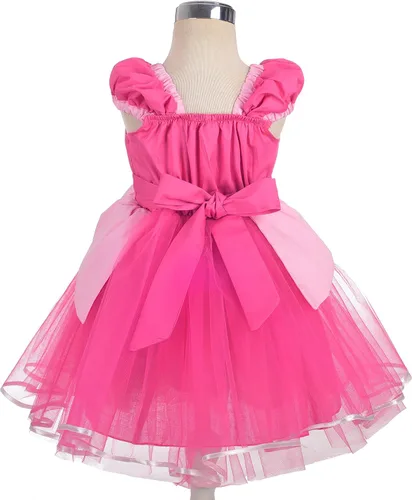 Vista 2 de Lito Angels Disfraz de princesa de verano para niñas pequeñas con accesorios