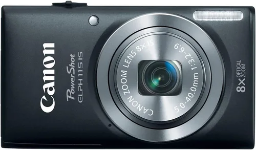 Vista 6 de Canon PowerShot ELPH 115 es una cámara digital de 16.0 MP con zoom óptico de 8x con una lente gran angular de 28 mm y grabación de video HD 720p Azul