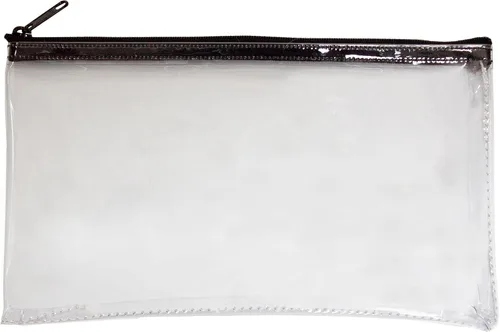 Vista 12 de Bolsa multiusos con cremallera, negro, 11 x 6 pulgadas