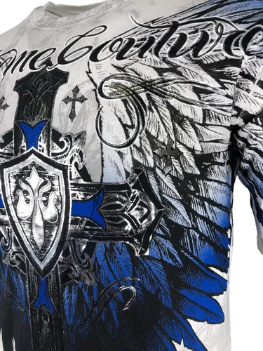 Vista 5 de Xtreme Couture by Affliction Camiseta para hombre Tempest Biker MMA