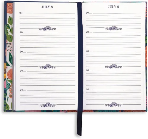 Vista 2 de Steel Mill & Co - Diario de 5 años, libro de recuerdos de una línea al día, pequeño diario de gratitud de 6.5 x 4 pulgadas para mujeres, flores