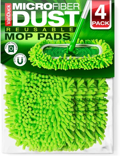 Vista 14 de VanDuck - Almohadillas reutilizables 100% algodón para barredora Swiffer (2 unidades)