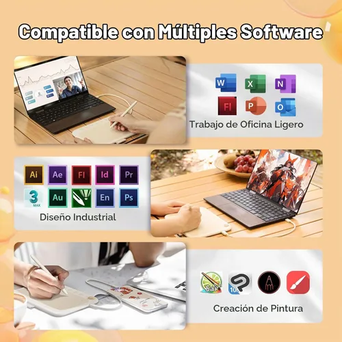 Vista 7 de UGEE Q6 Tableta de Dibujo para Teléfono Android, Tableta Gráfica con 6 Teclas de Acceso Rápido, Tableta de Escritura Portátil de 6.5”x4” con Modo