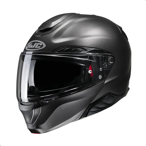 Vista 7 de Casco modular sólido para motocicleta HJC RPHA 91 con visor HJ-37 Pinlock, aprobado por DOT (Negro, X-Pequeño)